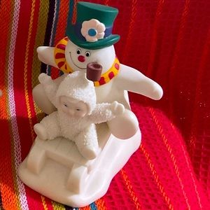 Dept 56 Snow Babies “ Fun with Frosty the Snowman “